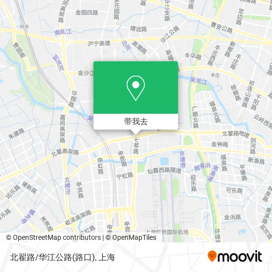 北翟路/华江公路(路口)地图