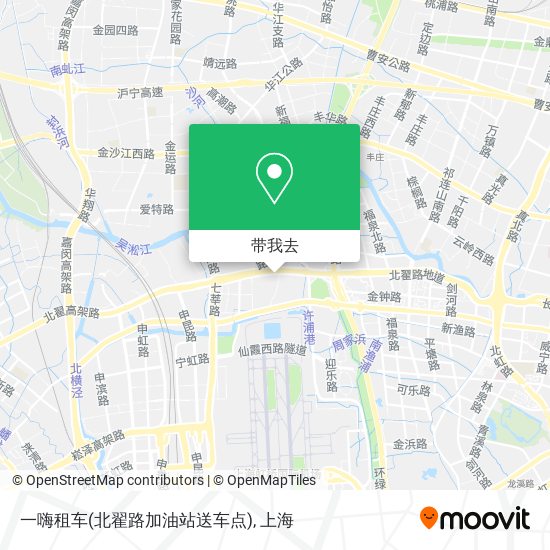 一嗨租车(北翟路加油站送车点)地图
