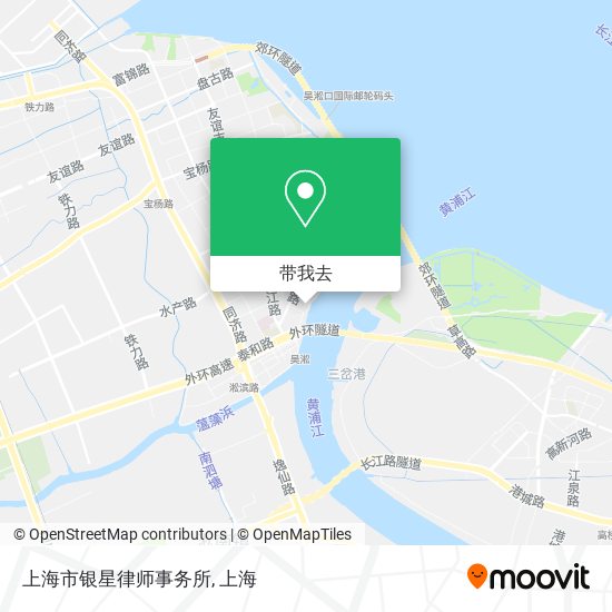 上海市银星律师事务所地图