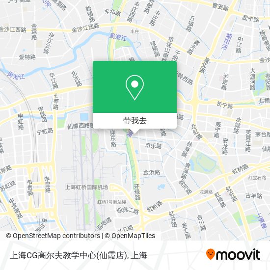 上海CG高尔夫教学中心(仙霞店)地图