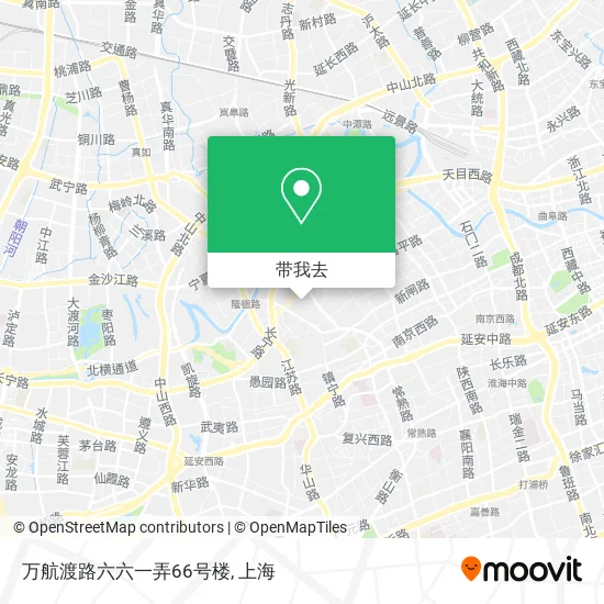 万航渡路六六一弄66号楼地图