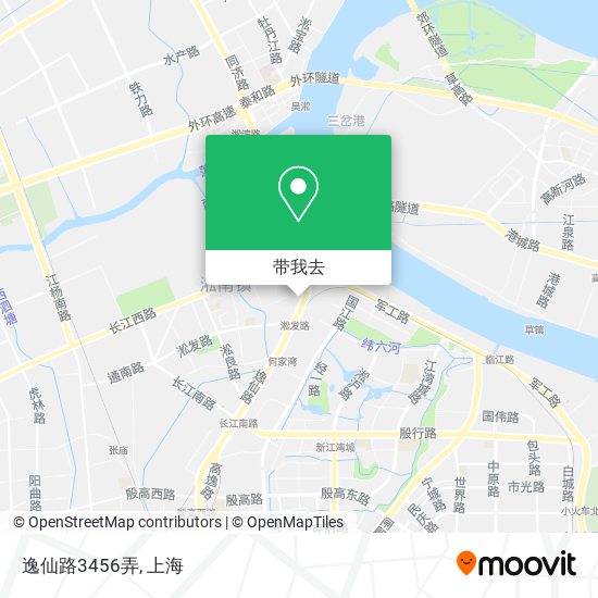 逸仙路3456弄地图