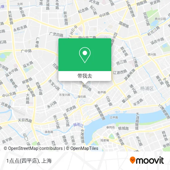 1点点(四平店)地图