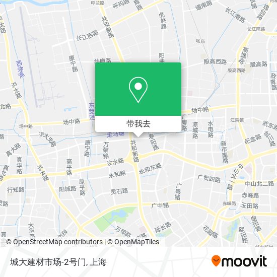 城大建材市场-2号门地图