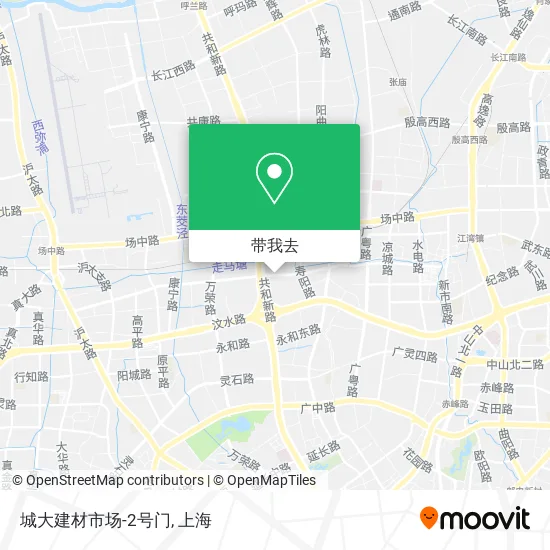 城大建材市场-2号门地图
