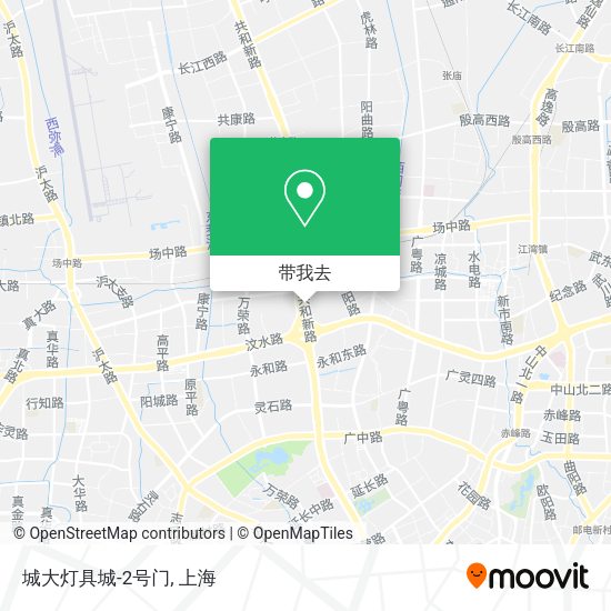 城大灯具城-2号门地图