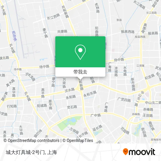 城大灯具城-2号门地图