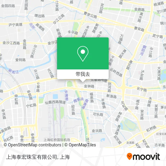 上海泰宏珠宝有限公司地图