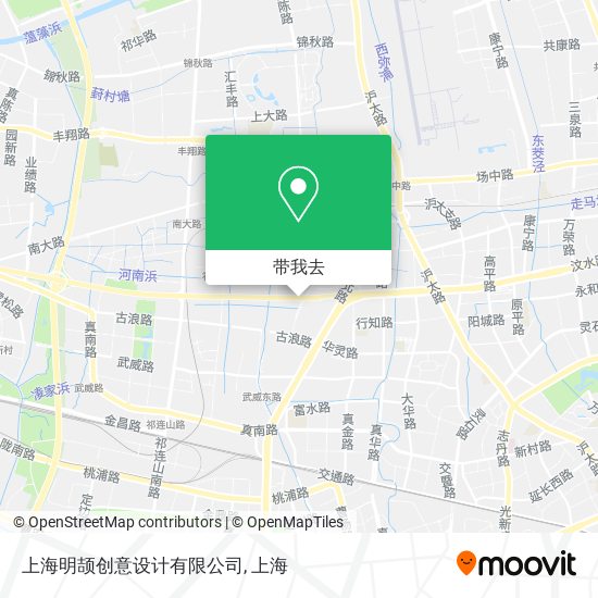 上海明颉创意设计有限公司地图