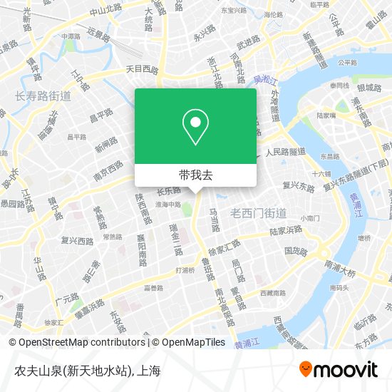 农夫山泉(新天地水站)地图