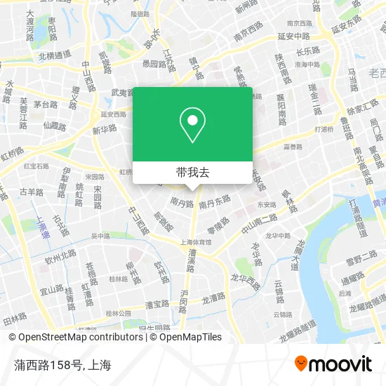 蒲西路158号地图