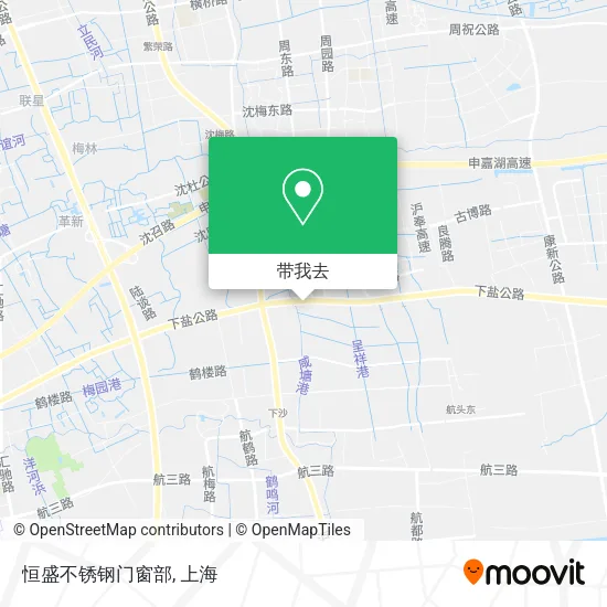 恒盛不锈钢门窗部地图