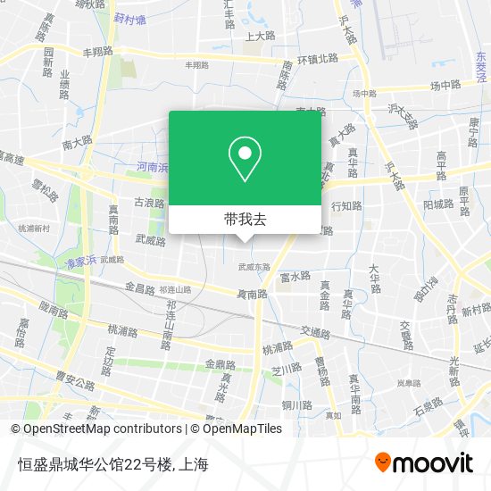 恒盛鼎城华公馆22号楼地图