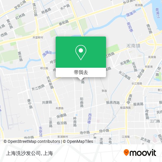 上海洗沙发公司地图