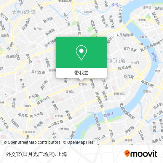 外交官(日月光广场店)地图