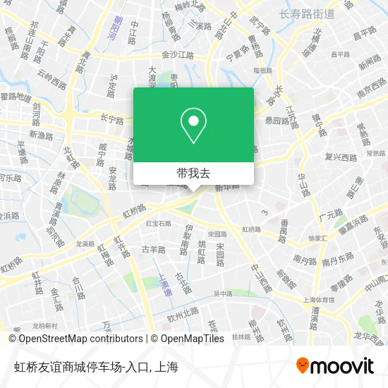 虹桥友谊商城停车场-入口地图
