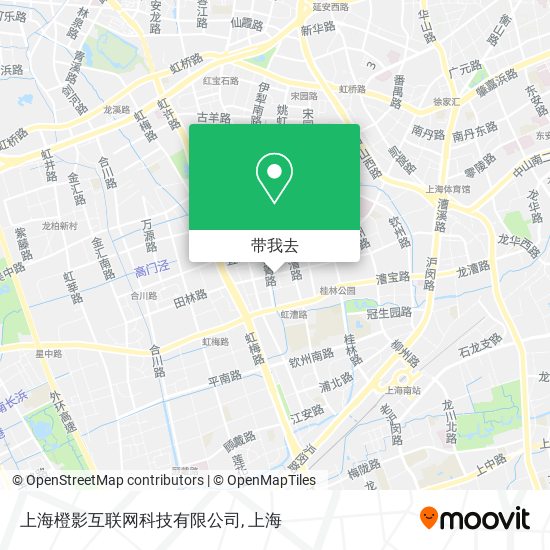 上海橙影互联网科技有限公司地图
