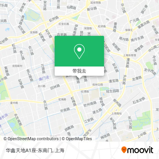 华鑫天地A1座-东南门地图