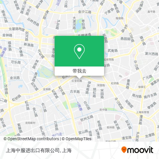 上海中服进出口有限公司地图