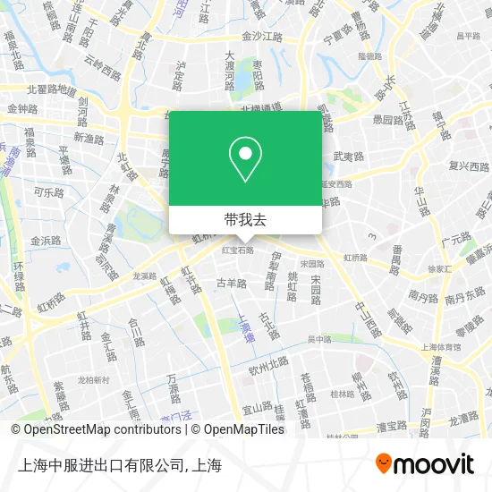 上海中服进出口有限公司地图