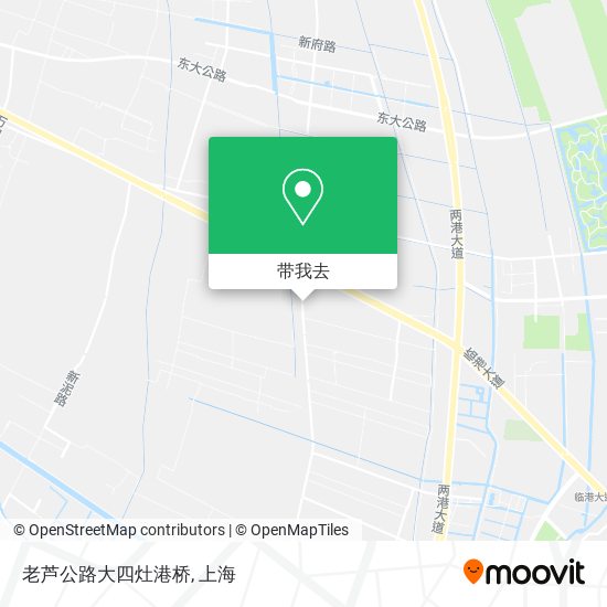 老芦公路大四灶港桥地图