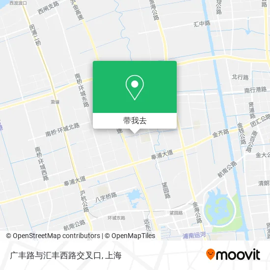 广丰路与汇丰西路交叉口地图
