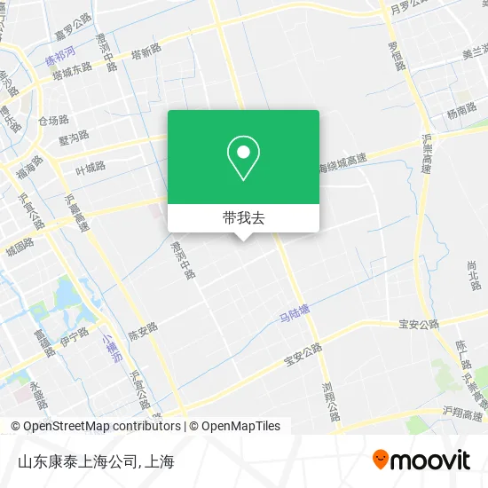 山东康泰上海公司地图
