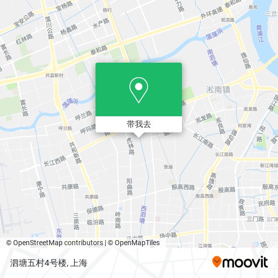 泗塘五村4号楼地图