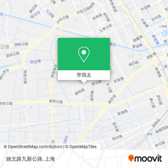 姚北路九新公路地图