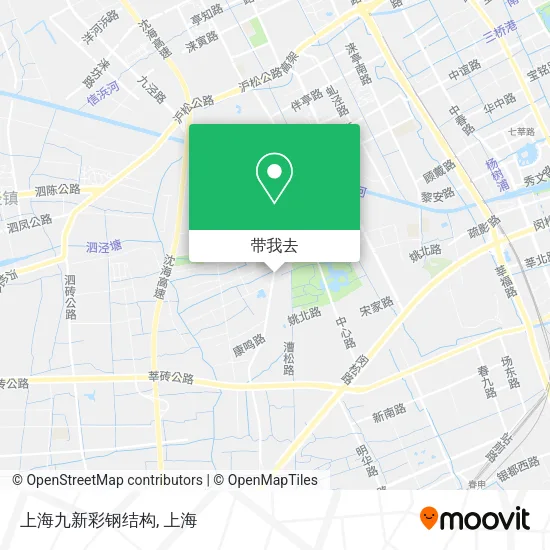 上海九新彩钢结构地图