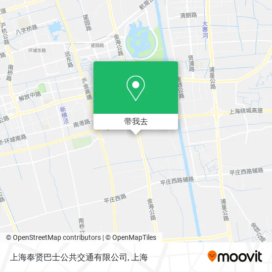 上海奉贤巴士公共交通有限公司地图