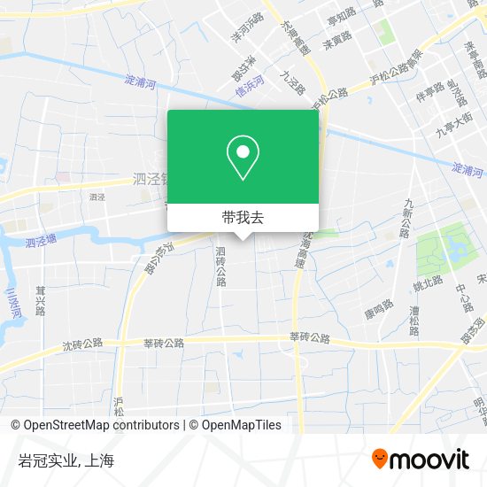 岩冠实业地图