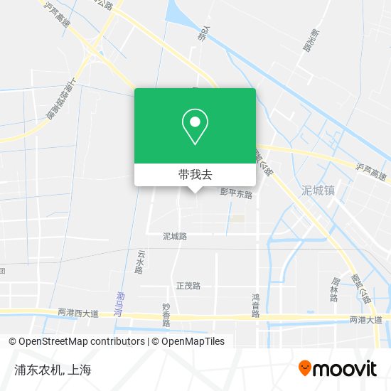 浦东农机地图