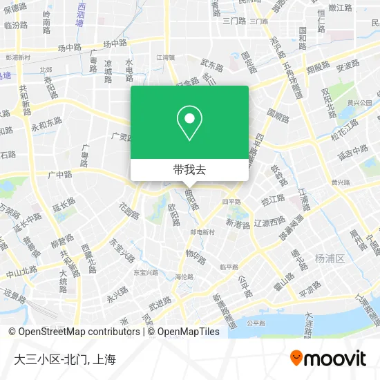 大三小区-北门地图