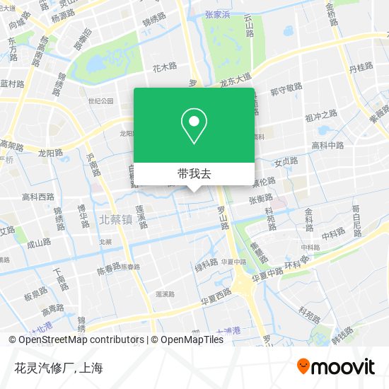 花灵汽修厂地图
