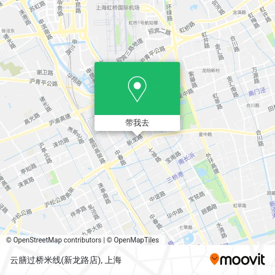 云膳过桥米线(新龙路店)地图
