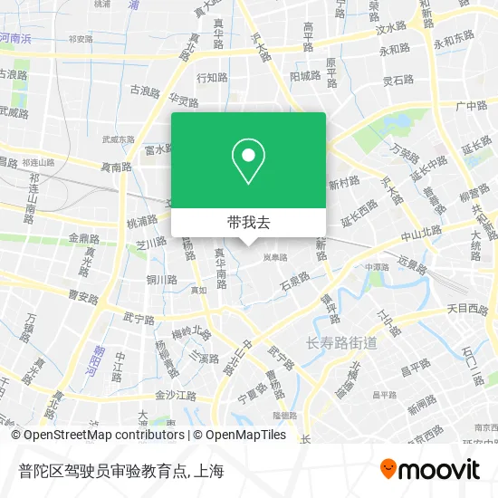 普陀区驾驶员审验教育点地图