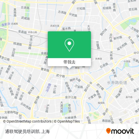 通联驾驶员培训部地图
