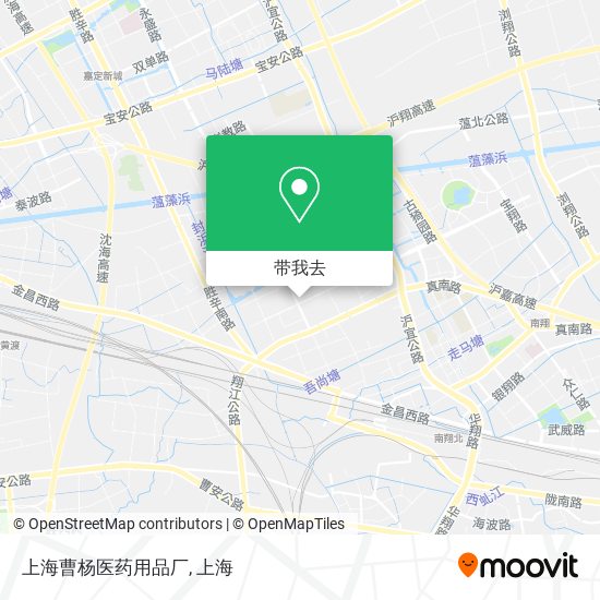 上海曹杨医药用品厂地图