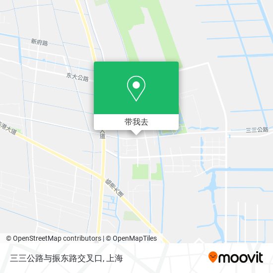 三三公路与振东路交叉口地图