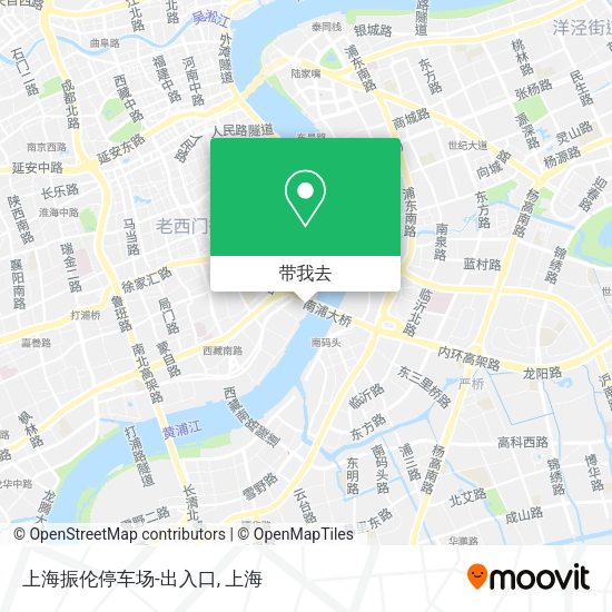 上海振伦停车场-出入口地图