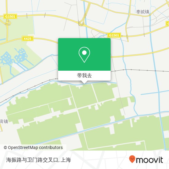 海振路与卫门路交叉口地图