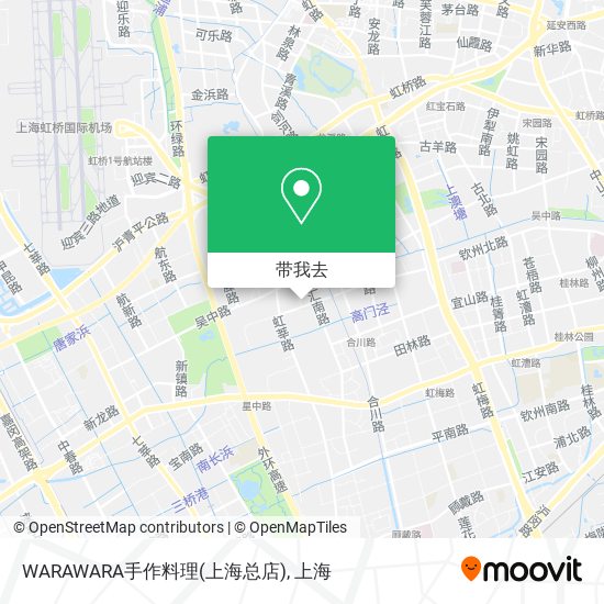 WARAWARA手作料理(上海总店)地图