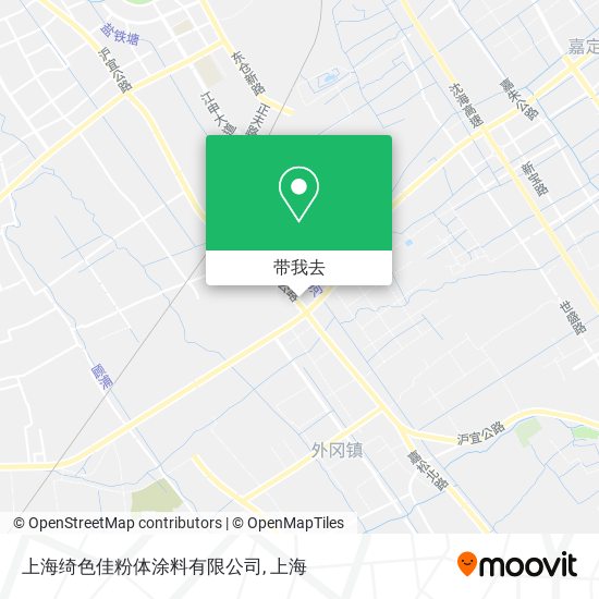 上海绮色佳粉体涂料有限公司地图