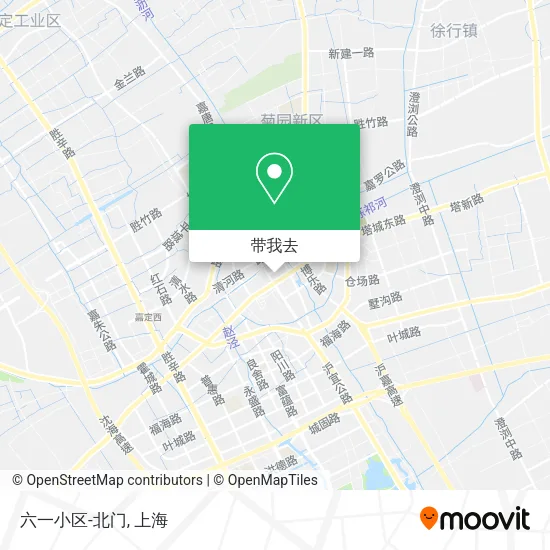 六一小区-北门地图