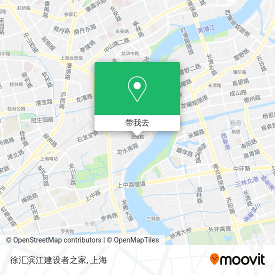 徐汇滨江建设者之家地图