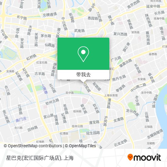 星巴克(宏汇国际广场店)地图