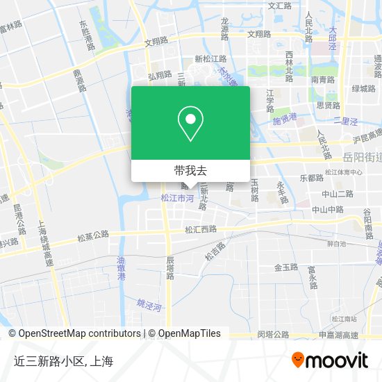 近三新路小区地图