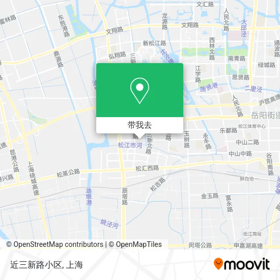近三新路小区地图