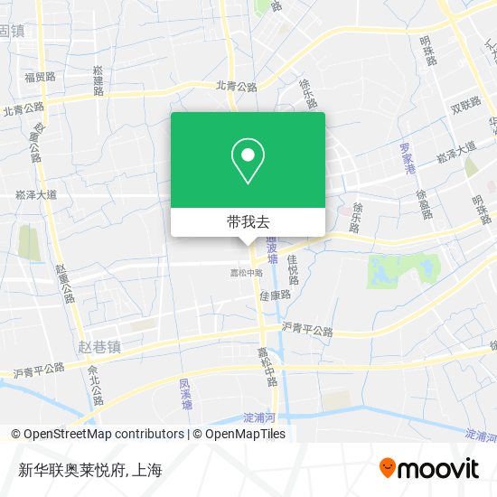 新华联奥莱悦府地图